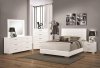 Felicity 203501 Bedroom Set 5Pc in White by Coaster