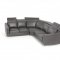 Ethan Sectional Sofa in Black Full Leather by VIG