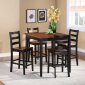 2506BK-36 Lynn 5Pc Counter Height Dinette Set by Homelegance