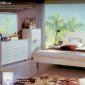 White High Gloss Finish Modern Bedroom w/Optional Casegoods