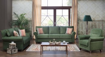 Brady Samba Green Sofa Bed by Istikbal w/Options [IKSB-Brady-Samba Green]