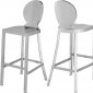 Maddox Stool 704 Set of 2 in Chrome by Meridian