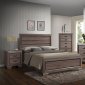 Lyndon Bedroom Set 5Pc 26020 in Weathered Gray by Acme w/Options