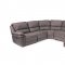 Fabian Power Motion Sectional Sofa 6Pc in Gray Fabric