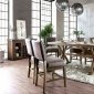 Irving 7Pc Counter Ht Dining Set CM3348PT in Rustic Oak