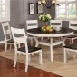 Juniper 5Pc Dining Set CM3162WH-RT in Antique White w/Options