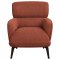 Andrea Accent Chair Set of 2 903081 in Orange Fabric by Coaster