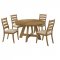 Danvers Dining Set 5Pc 109150 in Brown Oak by Coaster