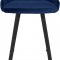 Viviene Counter Stool 761 Set of 2 in Navy Velvet by Meridian