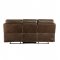 Aashi Motion Sofa 55420 in Brown Leather-Gel Match by Acme