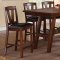 F2273 Dining Set Counter Height 6Pc in Dark Walnut by Poundex