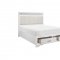 Luster Bedroom Set 5Pc 1505W in White by Homelegance