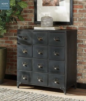 950855 Accent Cabinet in Black - Scott Living by Coaster