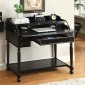 Lexden Secretary Desk CM-DK6223 in Black w/Fold-Out Writing Tray