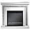 Lorelai Electric Fireplace 991047 in Mirror by Coaster