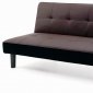 427022 Sofa Bed 11 in Dark Brown Leatherette by New Spec