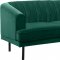 Rory Sofa 689 in Green Velvet Fabric by Meridian w/Options