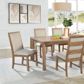 Bruner Dining Set 5Pc 109101 in Natural Brown by Coaster