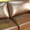 Modern Sectional Sofa In Dark Brown Leather