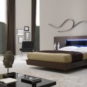 Barcelona Premium Bedroom in Tobacco by J&M w/Optional Casegoods