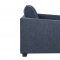 U9196 Sofa & Loveseat Set in Blue Chenille by Global w/Options