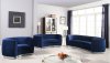 Julian Sofa 621 in Navy Velvet Fabric by Meridian w/Options