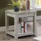 Meadow 3PC Coffee & End Table Set CM4327WH in Antique White