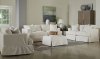 Bentley Sofa in Bull Natural Fabric by Klaussner w/Options