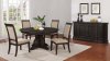 Whitney Round Dining Table Set 121280 - Burnished Black -Coaster