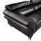 U7590 Sofa in Walnut Bonded Leather by Global w/Options