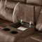 U0070 Motion Sofa in Chocolate Fabric by Global w/Options