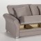 Padova Paris Gray Sofa Bed in Fabric by Sunset w/Options