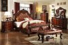 Luxor Bedroom in Cherry w/Optional Case Goods