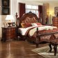 Luxor Bedroom in Cherry w/Optional Case Goods