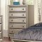 Hedy Bedroom Set 5Pc 1839 in Silver Tone by Homelegance