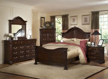 Emilie Bedroom Set 5Pc 1841 in Tudor Brown by NCFurniture [NFBS-1841-Emilie Tudor Brown]