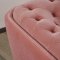 Aiken Sofa & Loveseat Set in Salmon Velvet Fabric by VIG