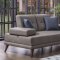 Ornella Vena Gray Sofa Bed in Fabric by Bellona w/Options