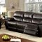 Keara Reclining Sofa CM6984 in Dark Brown Leather Match