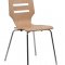 Revana Set of 4 Dining Chairs RC15NW - Natural Wood - LeisureMod