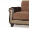 Proline Brown Sofa Bed in Fabric by Casamode w/Options