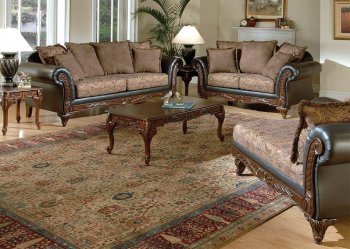 Fairfax Sofa, Loveseat & Chaise Set 50335 by Acme [AMS-50335 Fairfax]