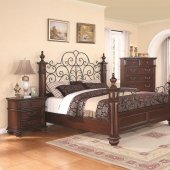 203171 Kessner Bedroom by Coaster in Rich Cherry w/Options