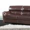 Fiona Sofa in Brown Leather Match w/Optional Items