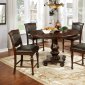 Alpena Counter Ht Dining Table CM3350RPT in Brown Cherry