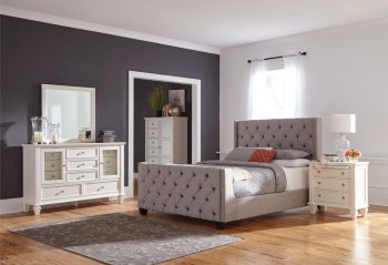 Palma 5Pc Bedroom Set 300708 in Light Gray by Coaster w/Options [CRBS-300708-Palma]