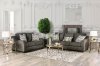 Coralie Sofa SM2012 in Charcoal Microfiber w/Options