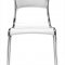 Set of 4 Black or White Modern Dining Chairs with Steel Frame