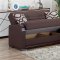 Alpine Sofa Bed in Brown Bonded Leather by Empire w/Options