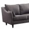 Rhys Sofa in Dark Grey Fabric 506111 by Coaster w/Options